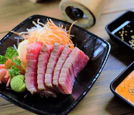 Seared Tuna Sashimi