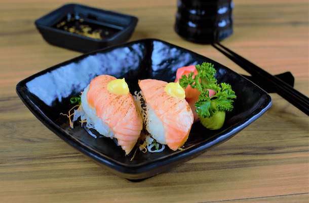 Seared Salmon Nigiri
