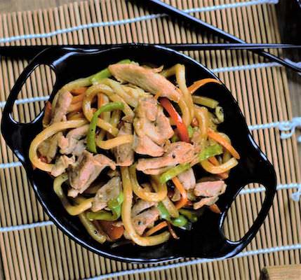 Chicken Yakiudon