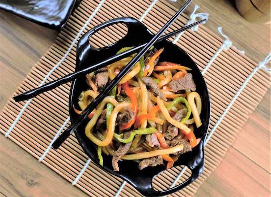 Beef Yakiudon